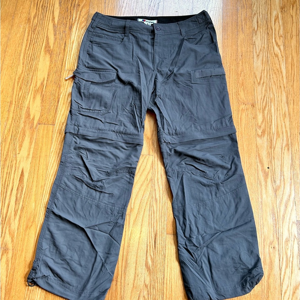 Berghaus Walking Trousers Womens Zip Off Convertible Hiking Size 14